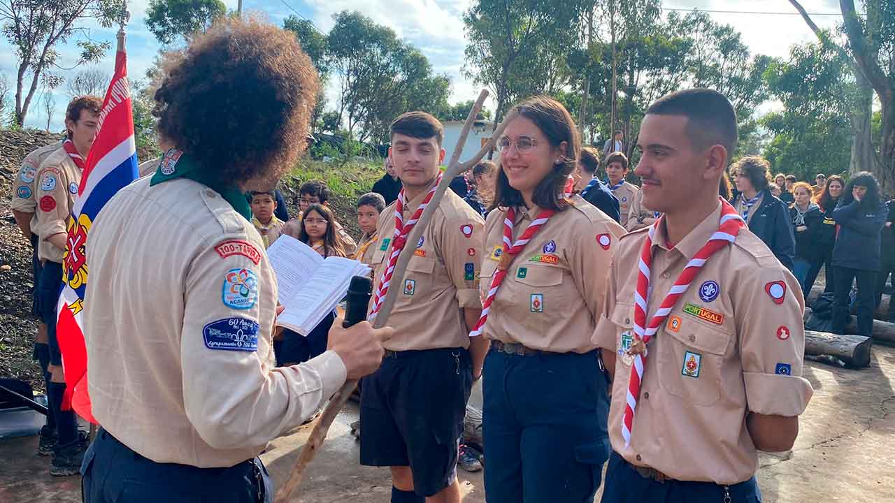 O Agrupamento de Tavira comemorou as seis décadas de filiação em acampamento com a plantação de 60 árvores e promessa de escuteiros.