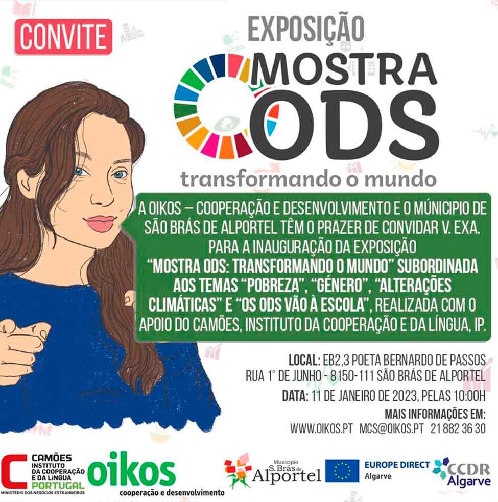 A exposição da ODS tem estado a percorrer o país e pretende consciencializar para a pobreza, género, alterações climáticas e educação.