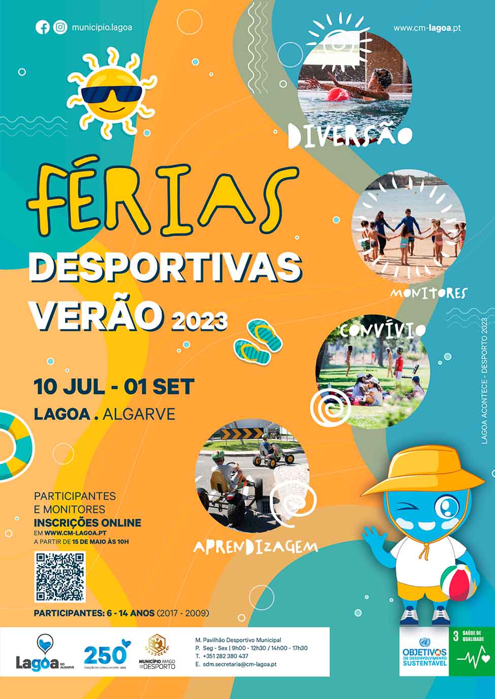 As Férias Desportivas de Verão em Lagoa já abriram as inscrições para crianças e jovens dos seis aos 14 anos, assim como para monitores.