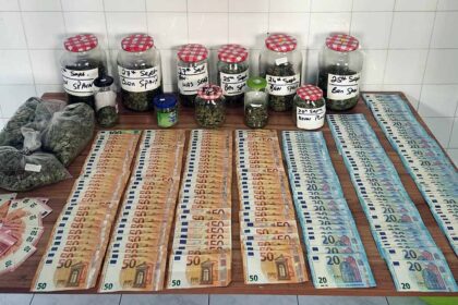 Militares Guarda Nacional Republicana (GNR) deteve um homem e uma mulher em Albufeira na posse de cannabis para tráfico.