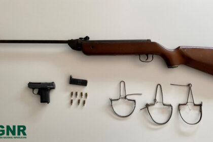 GNR apreende armas em Ameixial
