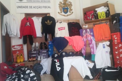 GNR apreende roupa contrafeita em Olhão