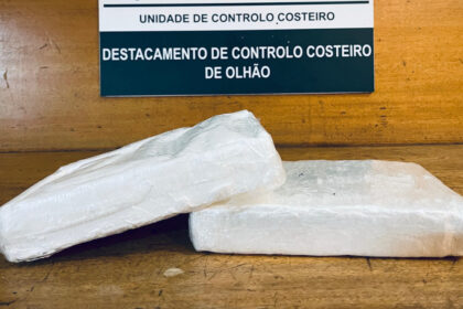 Cocaína apreendida na fronteira de Castro Marim