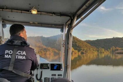 Polícia Marítima deteta corpo de um homem na margem espanhola do Rio Guadiana.