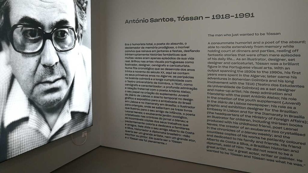 inaugurada a exposição «O homem que só queria ser Tóssan»