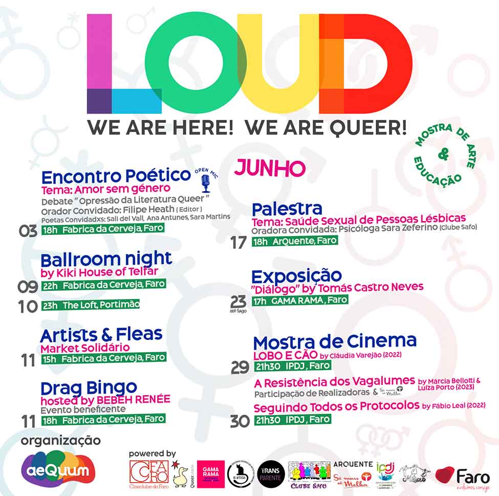 O LOUD Fest vai encher o mês de junho com exposições, mostras de cinema, poesia, debates e showcases que passam por Faro e Portimão.