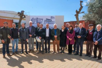 Manuel Lemos, presidente da União das Misericórdias Portuguesas, visitou as obras de ampliação do lar da instituição de São Brás de Alportel.