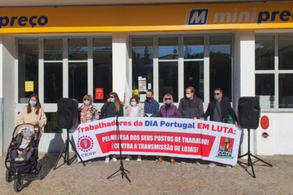 PAN apela à manutenção dos postos de trabalho em loja Minipreço do Grupo DIA de Vila Real de Santo António.