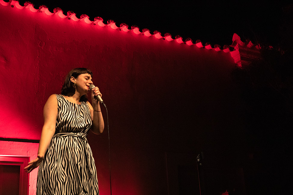 Rita Maria cantou no Jazz no Palácio, em Tavira.