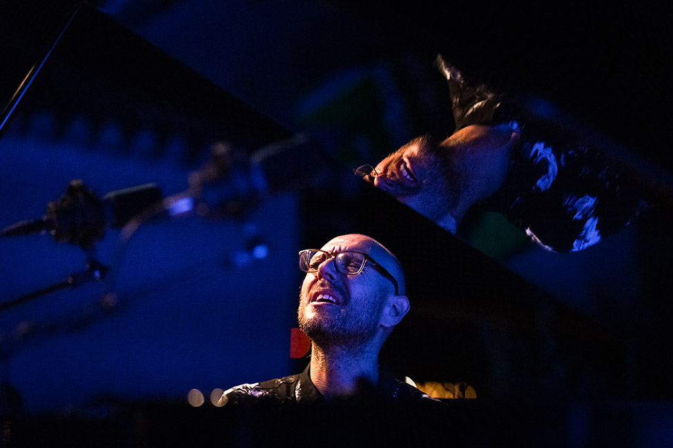 Filipe Raposo a tocar no «Jazz no Palácio».