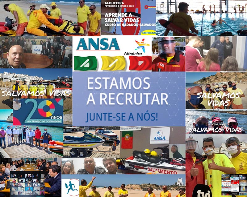 A Associação de Nadadores Salvadores de Albufeira (ANSA) está a contratar pessoal para as praias do concelho, durante a nova época balnear.