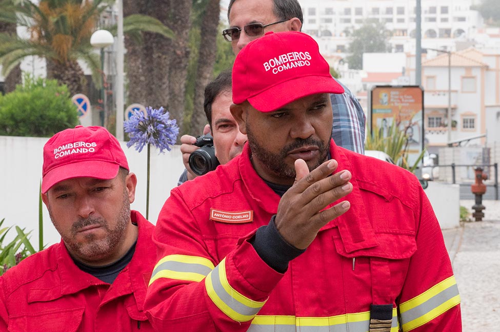Abel Zua, Bombeiros Voluntários de Albufeira