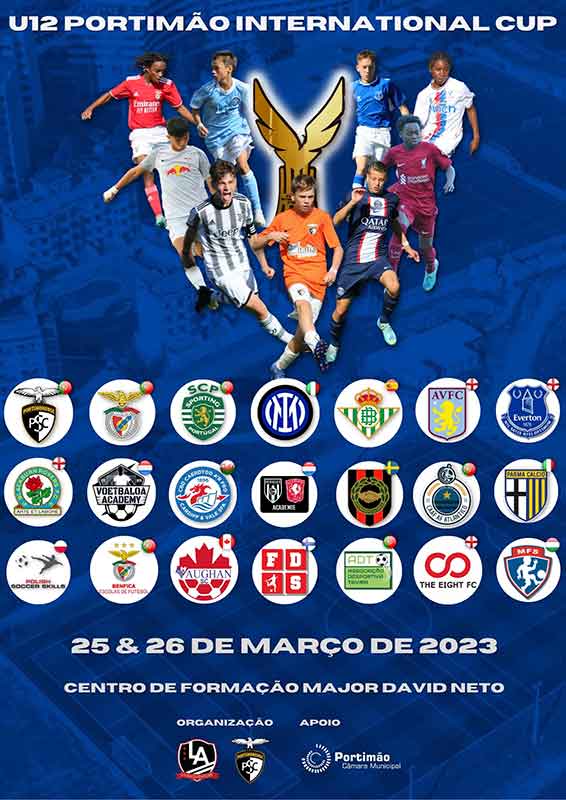 Primeira edição do torneio U12 Portimão International Cup disputa-se no fim de semana, dias 25 e 26 de março.