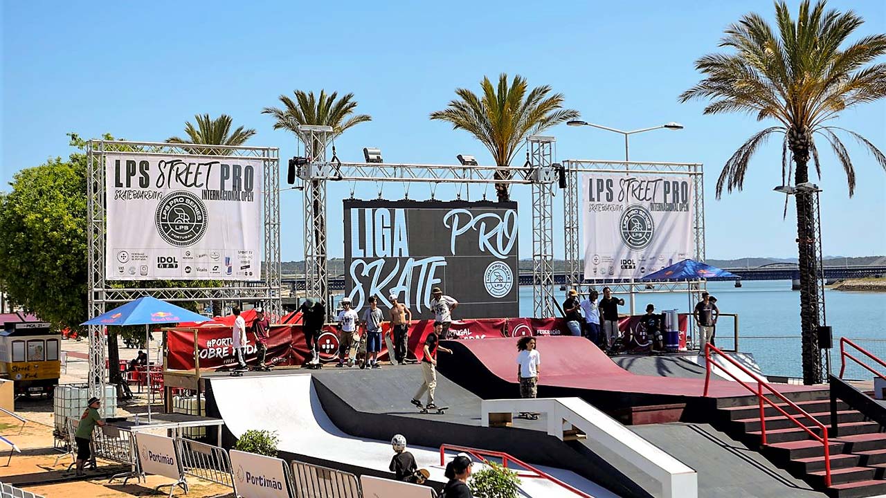 A zona ribeirinha de Portimão vai ser palco do arranque da Liga Pro Skate 2023, cuja primeira etapa decorrerá entre 14 e 16 de abril.