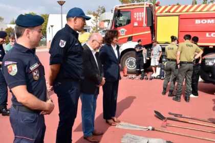 A Escola Secundária de Loulé assinalou o Dia Internacional para a Redução das Catástrofes, através de uma exposição de meios e agentes.