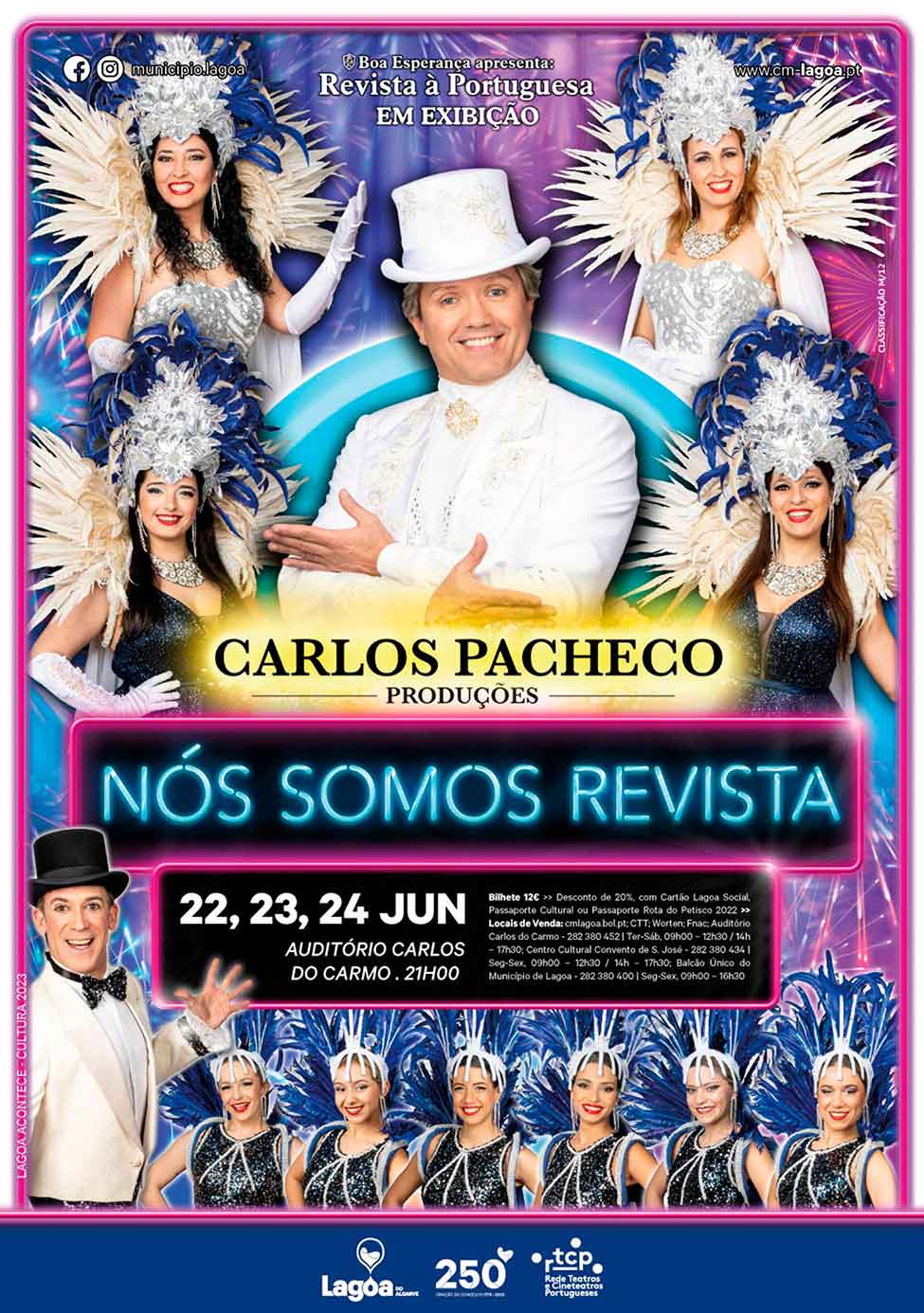 A nova Revista à Portuguesa de Carlos Pacheco e do Teatro Boa Esperança, prepara-se para estrear em junho, no Auditório Carlos do Carmo.