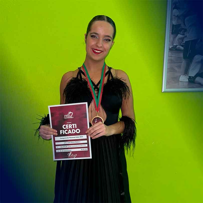 A atleta Sofia Medeiro do Futebol Clube de Ferreiras destacou-se ao conquistar o primeiro lugar no pódio do Portugal Open, em Lisboa.