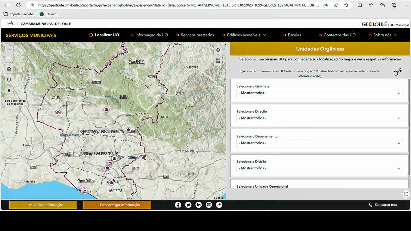 Câmara Municipal de Loulé disponibiliza licenças de software de Sistemas de Informação Geográfica (SIG) a cinco associações do concelho.