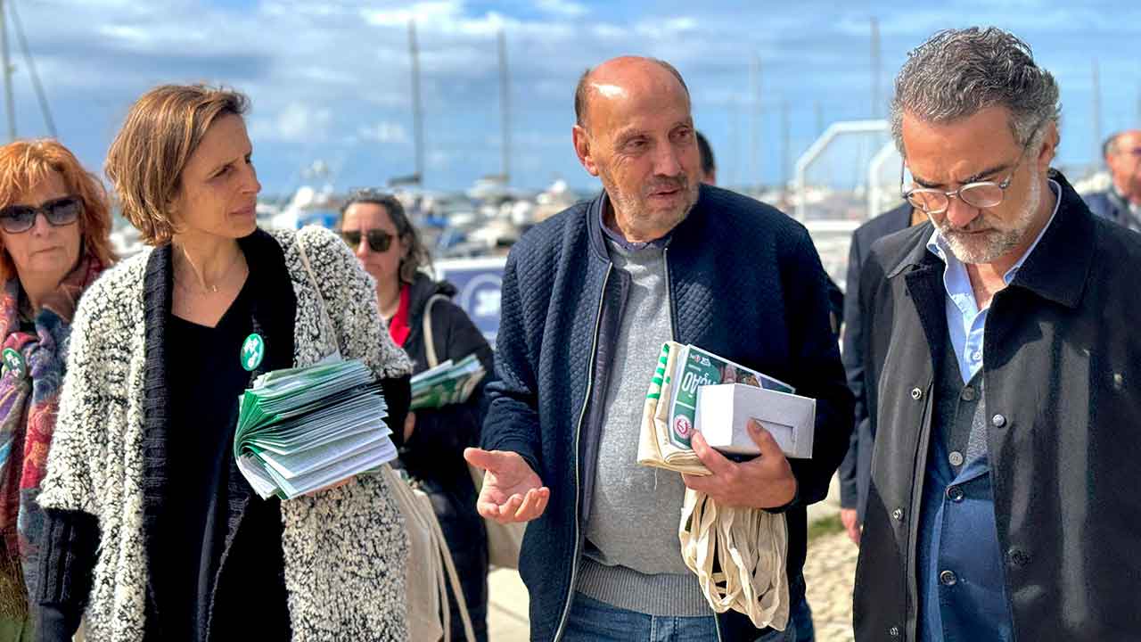 Jamila Madeira, cabeça de lista do PS Algarve, diz estarem «disponíveis para rever as disponibilidades de água para a agricultura».