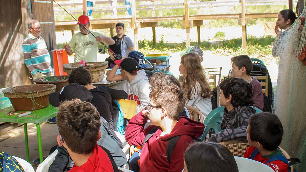 A APALA dinamizou atividades e palestras de pesca para as crianças das Férias Ativas 2024 - Castro Marim.