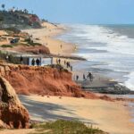 Intempérie fez desaparecer o areal da Praia do Forte Novo, em Quarteira. Administração de Região Hidrográfica (ARH) do Algarve/ Agência Portuguesa do Ambiente (APA) aguardam aprovação de candidatura para repor areais.
