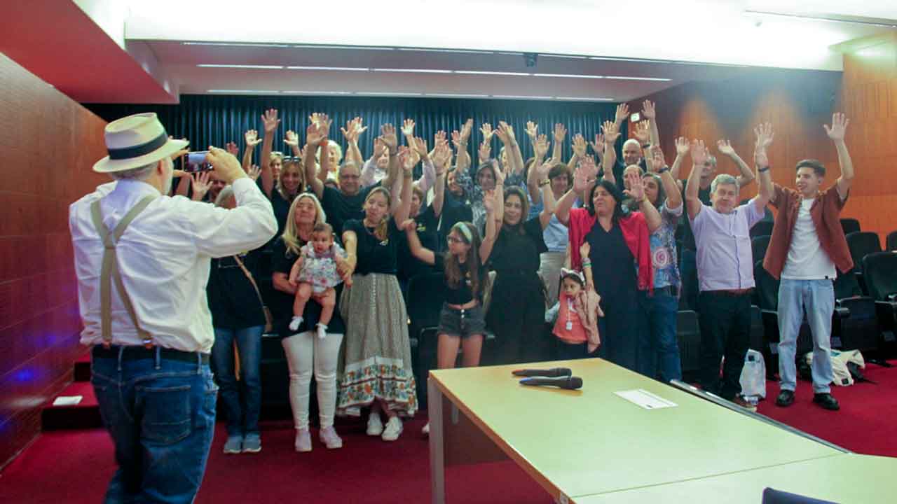 Hunter Halder, voluntário, fundador do movimento Refood e presidente da direção da associação Re-Food 4 Good, esteve em Lagos, na sexta-feira, dia 10 de maio.