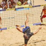 Albufeira, recebeu no fim de semana, 6 e 7 de julho, os melhores atletas nacionais na segunda Etapa do Campeonato Nacional de Futevólei.