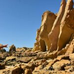 Uma jazida com 12 pegadas de diferentes dinossauros, entre outras descobertas de calibre mundial, na Praia dos Arrifes, em Albufeira, alavancam a candidatura do aspirante Geoparque Algarvensis à UNESCO.
