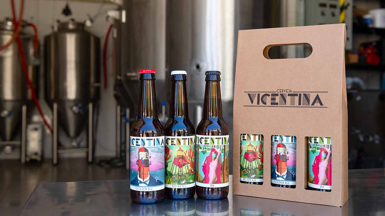 A Cerveja Vicentina tem três variedades para diferentes gostos e ambientes, com sabores suaves e refrescantes.