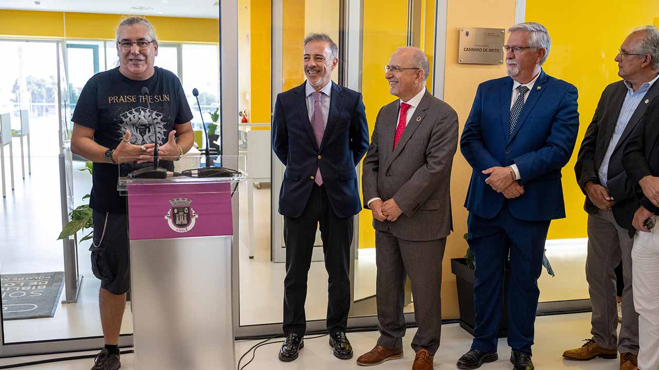 Pedro Duarte, ministro dos Assuntos Parlamentares esteve presente na cerimónia de inauguração do Pavilhão Multiusos de Almancil, equipamento no valor de 16,5 milhões de euros.