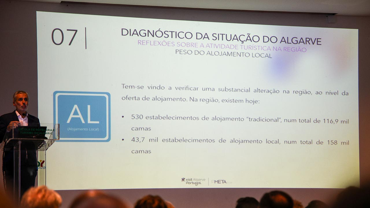 O presidente do Turismo do Algarve alertou hoje para um eventual subfinanciamento do Estado de cerca de cinco milhões de euros devido à falta de contabilização oficial das dormidas em Alojamento Local (AL) com menos de 10 camas.