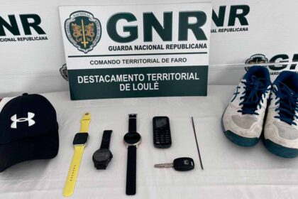 Um homem de 38 anos foi detido pela GNR por crimes de furtos, em Quarteira, após uma investigação de quatro meses em estabelecimentos comerciais e residências.