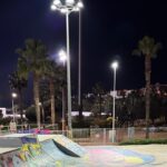 Remodelação da iluminação do parque de skate de albufeira contribui para a redução de 50 por cento do consumo energético.