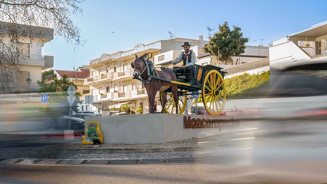 O presidente da Câmara Municipal de Olhão, António Miguel Pina, inaugurou, em Moncarapacho, a estátua «O Agricultor», na quarta-feira, dia 5 de fevereiro.