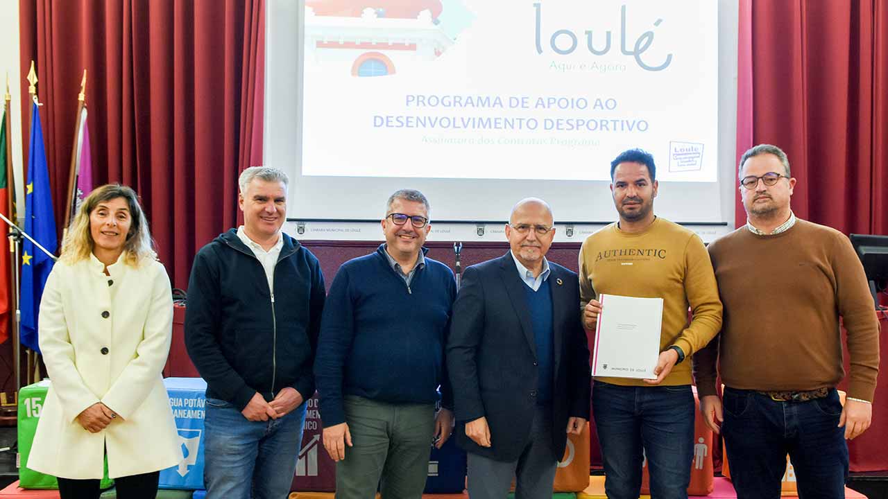 As associações desportivas e os atletas do concelho de Loulé celebraram contratos de apoio ao desenvolvimento das suas práticas, totalizando um investimento municipal superior a 2 milhões de euros.