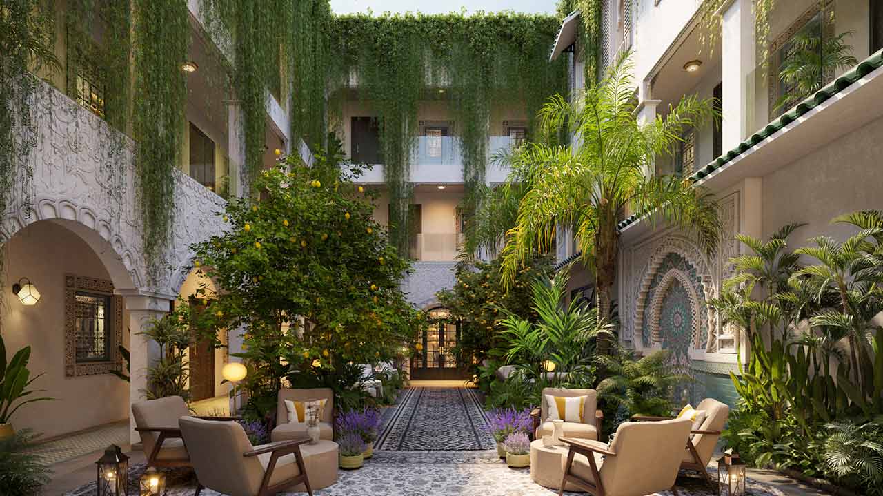 O The Ashana, primeiro boutique hotel de luxo de Faro vai abrir até 2027, construído num edifício do século XVI situado no centro histórico da capital algarvia.