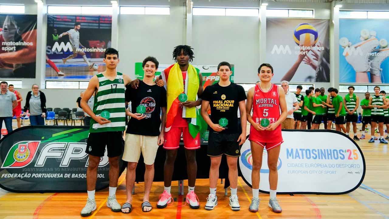 O clube de Albufeira Imortal Basket conquistou segundo título nacional de formação, em Matosinhos, e faz história no basquetebol regional.