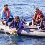 Vénus, uma tartaruga-comum da espécie caretta caretta, foi devolvida ao oceano, a 12 milhas náuticas da costa, após meses de reabilitação no Porto d’Abrigo do Zoomarine.