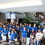 O presidente da Câmara Municipal de Lagoa, Luís Encarnação, recebeu hoje os atletas da ACD CHE Lagoense que, ao longo da época, conquistaram títulos nacionais na modalidade de badminton.
