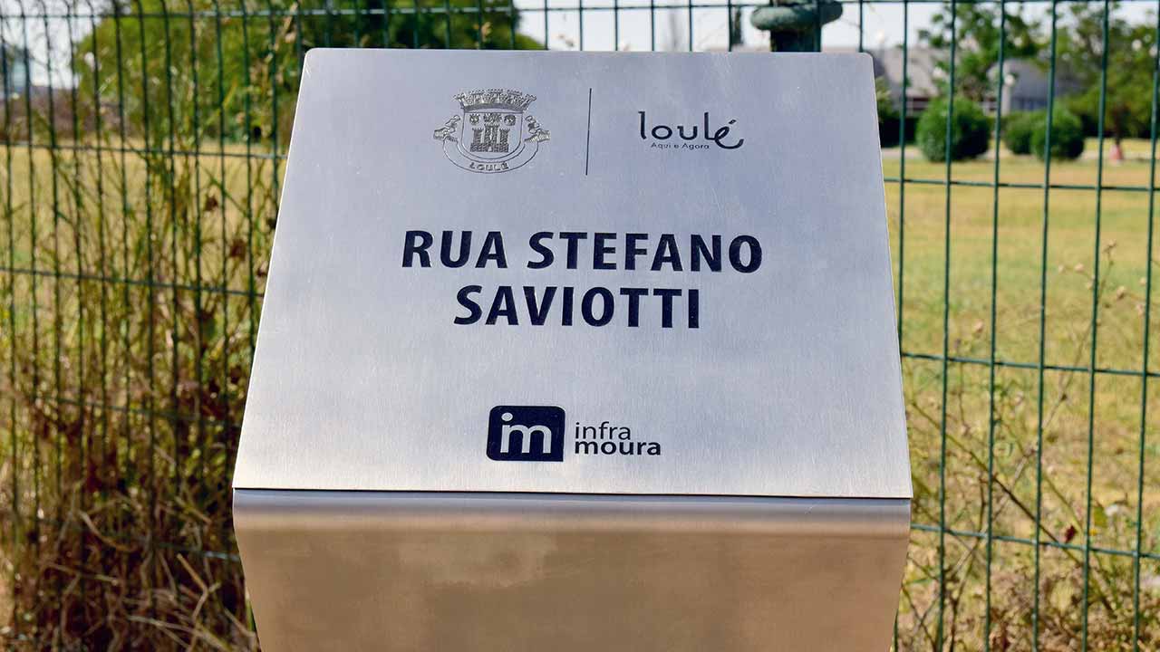 O nome do empresário Stefano Saviotti já figura na toponímia de Vilamoura, numa homenagem do município de Loulé ao dono do grupo Dom Pedro.