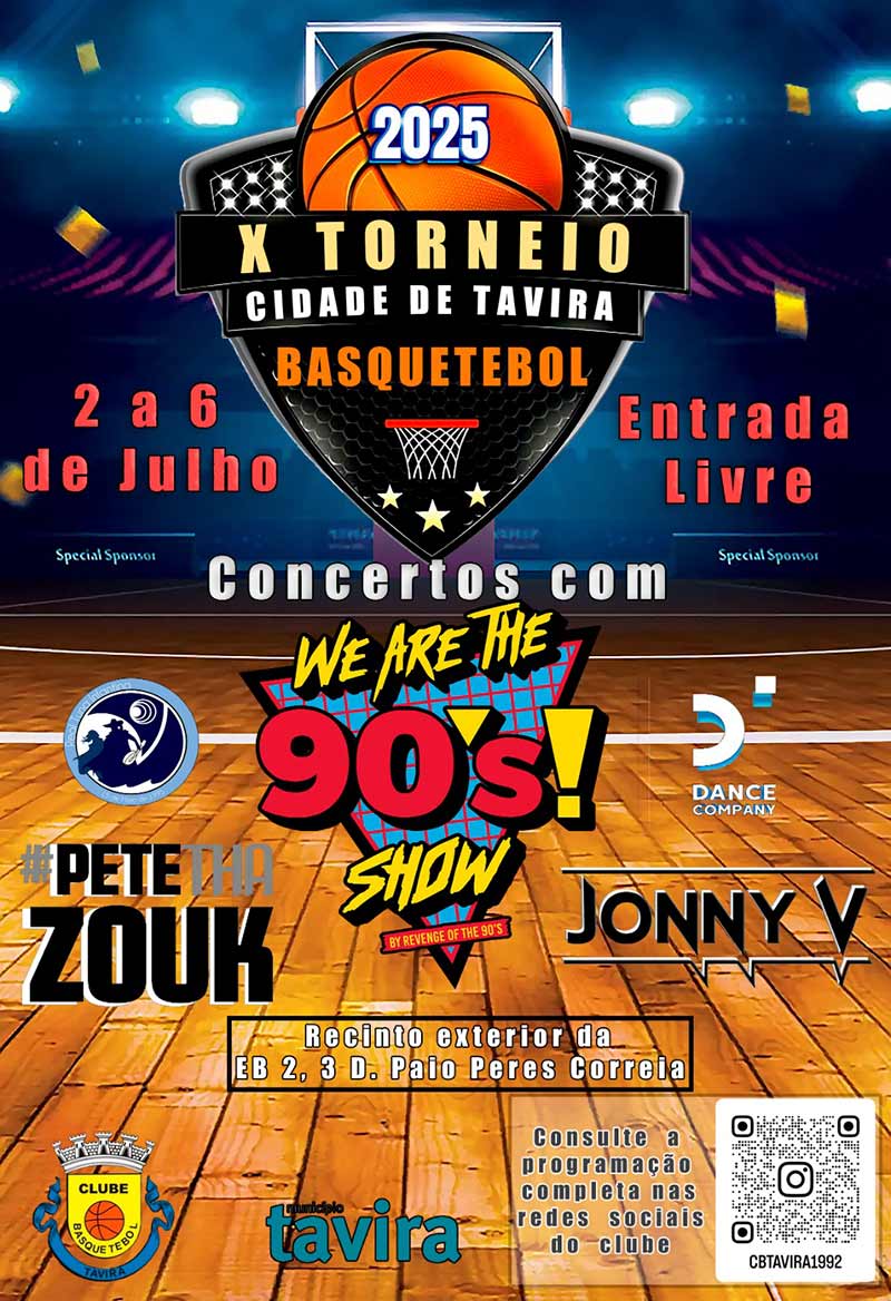 Torneio Internacional de Basquetebol em Tavira junta equipas ibéricas e insulares num evento com muita animação.