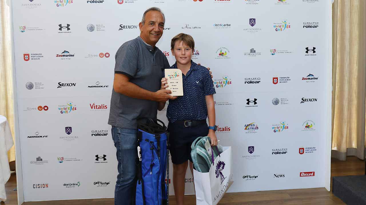 Terminado o 14.º World Kids Golf by Amendoeira Golf Resort, em Silves, o destaque vai para Rodrigo Santos, do Clube de Golfe de Vilamoura, que se sagrou campeão.