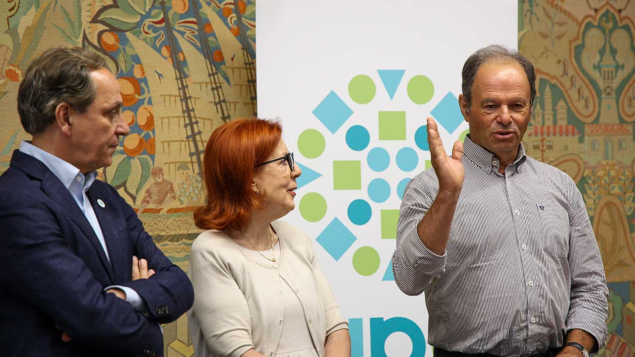 A ministra do Ambiente e da Energia, Maria da Graça Carvalho, validou esta manhã, em Faro, um protocolo para dar início à nova Barragem do Alportel.