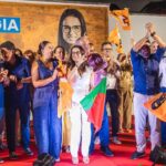 A apresentação da candidatura de Filomena Sintra à Câmara Municipal de Castro Marim encheu a Praça 1.º de Mario com cerca de 1400 pessoas.