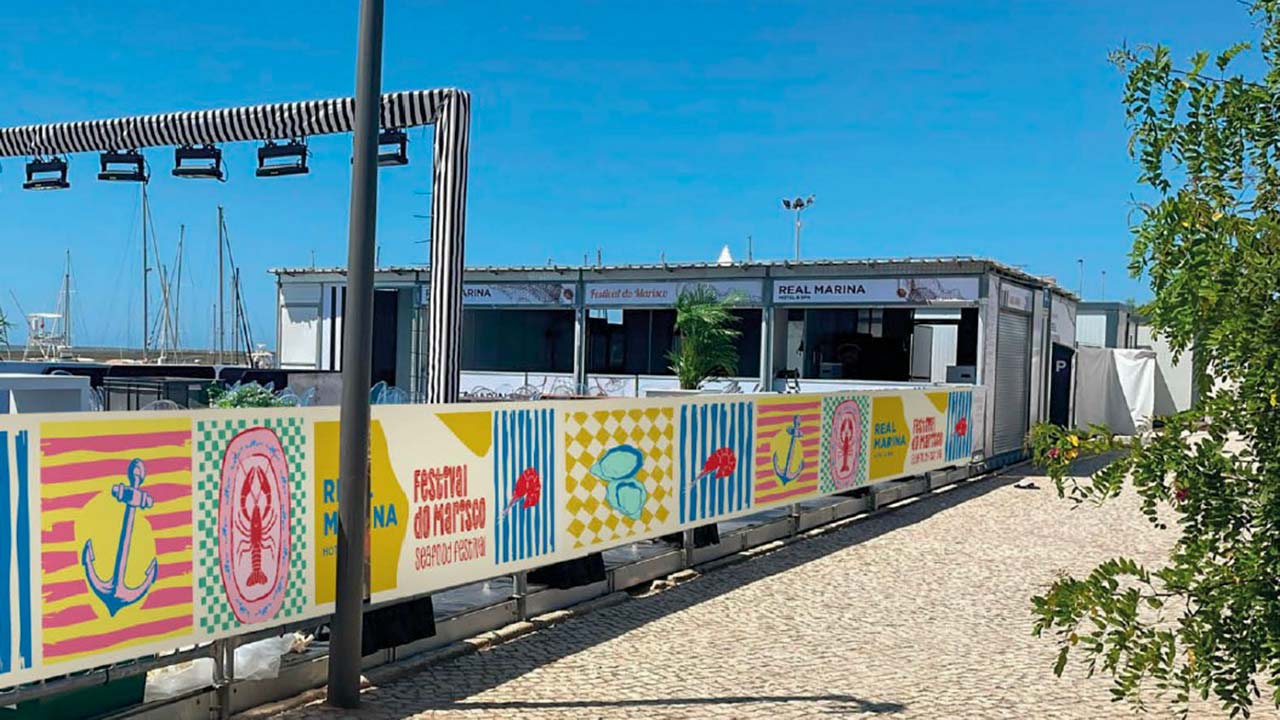 O Real Marina Hotel & Spa está de regresso ao Festival do Marisco, de 9 a 14 de agosto, com uma nova imagem e um espaço renovado com mais lugares.
