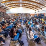 Sessão de boas-vindas aos novos alunos da Universidade do Algarve (UAlg) encheu o Pavilhão da Penha, em Faro, no dia 8 de setembro.