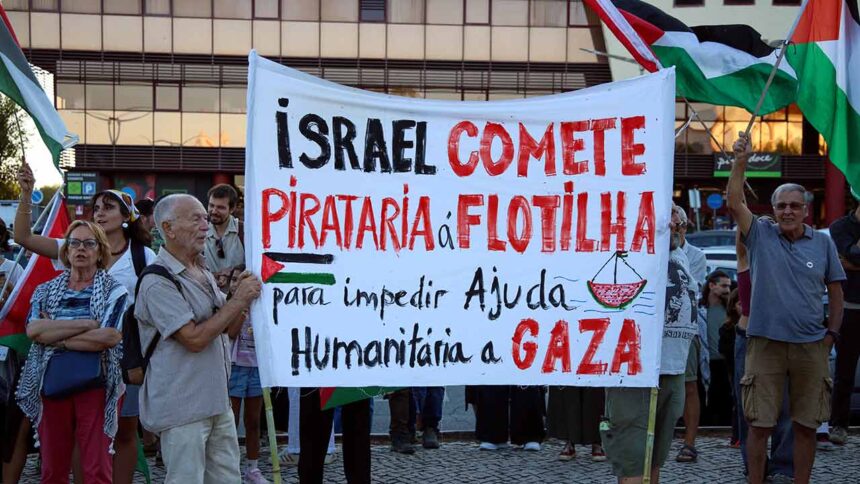 O Algarve juntou-se aos protestos europeus contra o genocídio em Gaza, com centenas a manifestarem-se em Faro por uma Palestina livre.