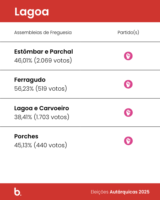 Luís Encarnação reeleito presidente da Câmara de Lagoa nas eleições autárquicas 2025