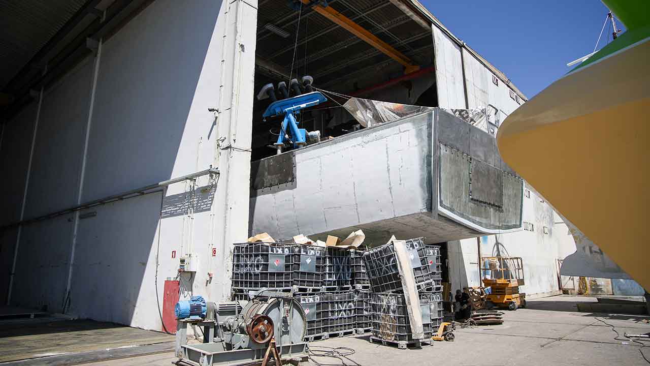 Estaleiro da Nautiber, em Vila Real de Santo António, integra inovação e diversificação na indústria marítima algarvia