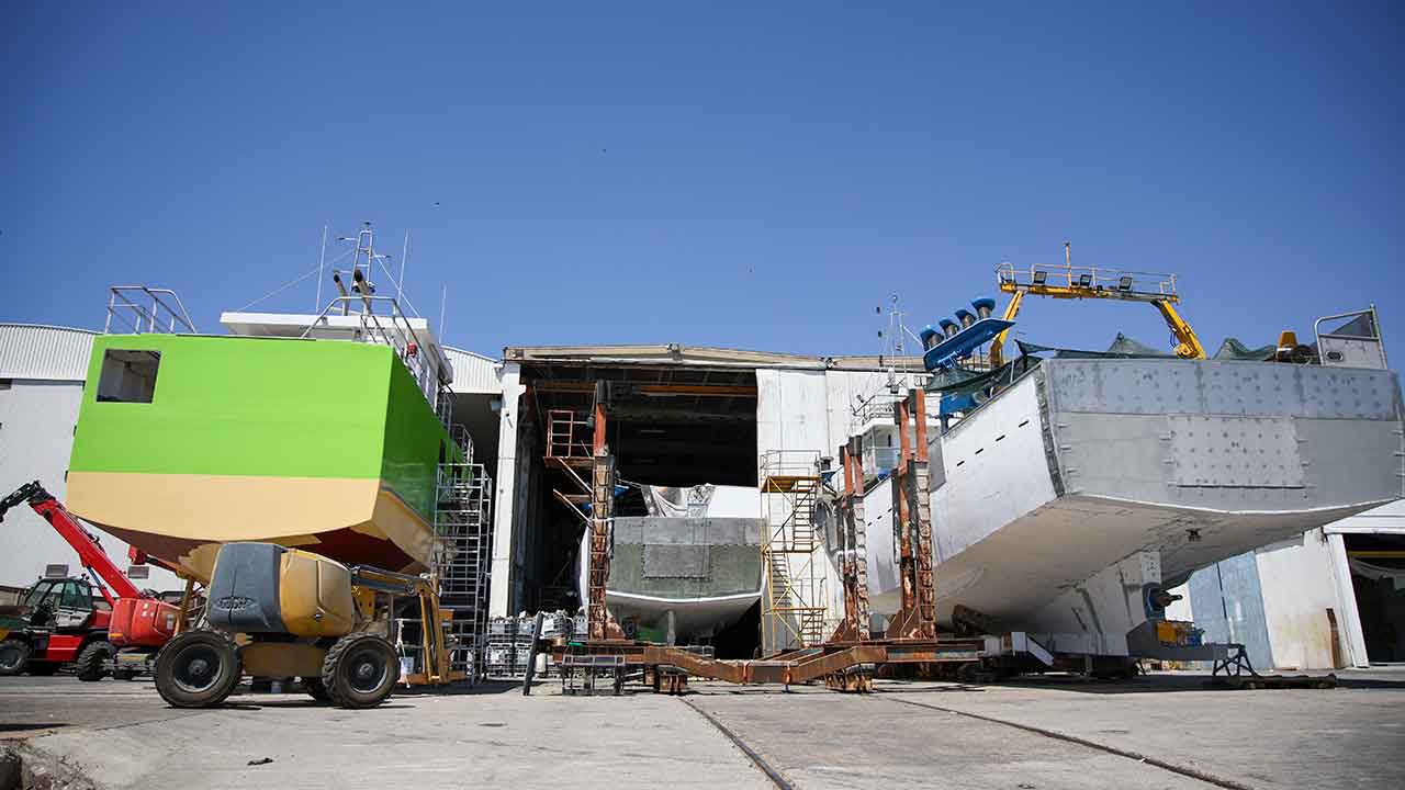 Estaleiro da Nautiber, em Vila Real de Santo António, integra inovação e diversificação na indústria marítima algarvia